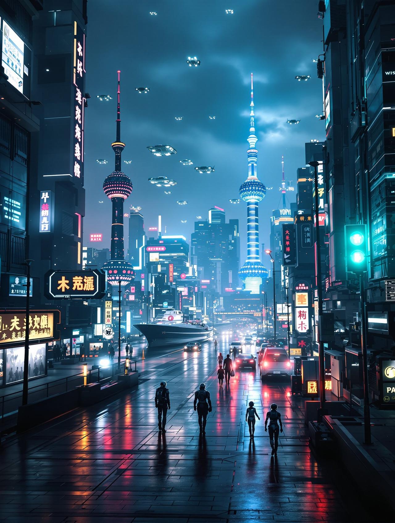 未来都市 - 科幻电影海报 - 影院免费高清作品